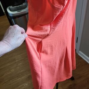 Cato Coral Midi Dress